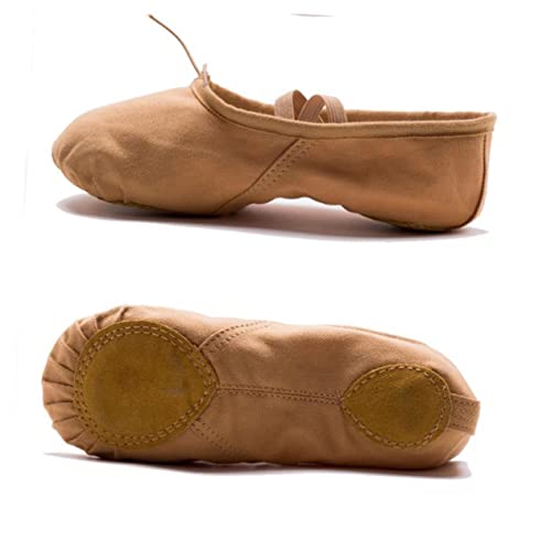 Amosfun 3 Pairs Dance Shoes Ballet Shoes for Girls Girl Ballet Shoes Girls Slipper Girls Ballet Flats Non Slip Dancing Shoes Jazz Shoes Princess Ballet Shoes Ballet Practice Shoes2