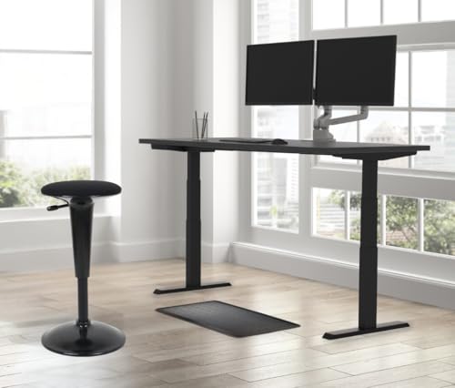 Image of We're it Ergonomic Standing Desk Stool - Height Adjustable Wobble Active Seating Chair for Sit Stand Desks, 22.5-29.5 Inches, Black