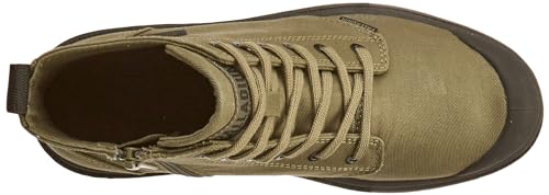 Image of Palladium Women's Pallabase Twill Sneaker, Green, 5 US