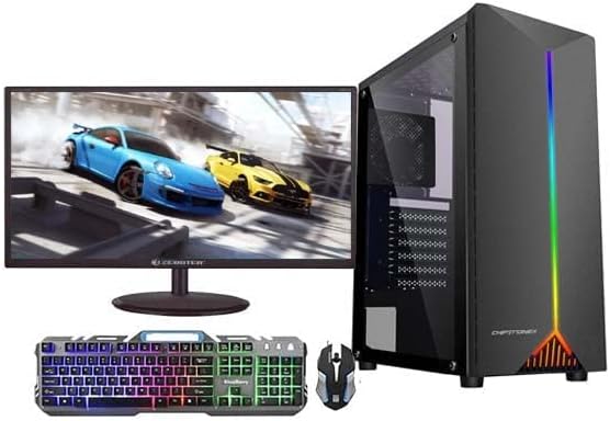 CHIST Core I5 Desktop Complete Computer System Full Setup For Home&Business(Core I5 3470 Processor/19 Monitor/Keyboard Mouse/Windows 10/ Wifi,16Gb Ram/256Gb Ssd)Intel