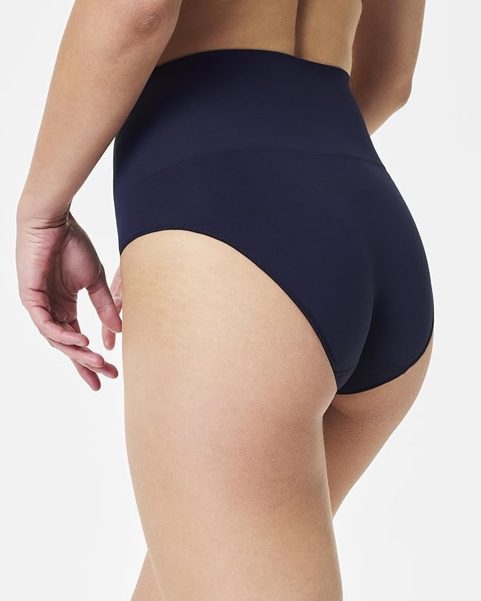 Image of SPANX SPANXshape Everyday Shaping Brief - Core Control Shapewear Underwear - Invisible Under Clothes - Seamless Design