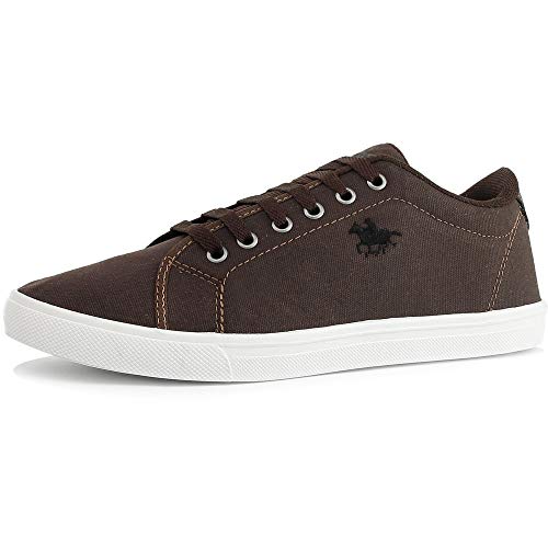 Sapatenis Casual Confortável Sapatofran em Lona (39, CAFÉ)