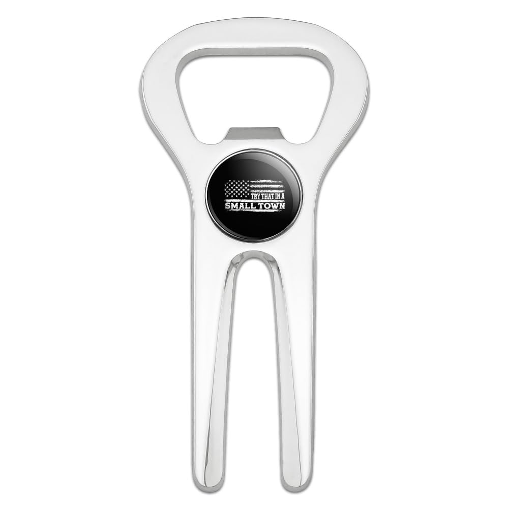 Graphics & More Try That in a Small Town Golf Golfing Divot Repair Tool Bottle Opener