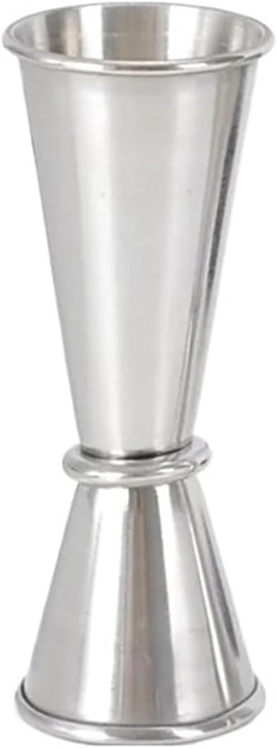 Stainless Steel Cocktail Shaker Measure Cup(30 60ml edge curl)
