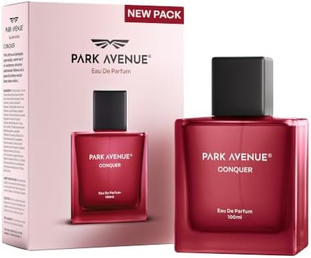 Park Avenue Conquer, Eau De Parfum Men, 100ml | Long Lasting Perfume for Men | Premium Luxury Fragrance Scent | Aromatic Blend of Woody & Spicy Fragrance | Suitable for Every Occasion