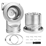 Magnetic Dryer Vent Connector Kit DV90 4-Inch Dryer Vent Coupling