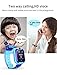Kids Waterproof Smart Watch Phone, LBS/GPS Tracker Touchscreen Smartwatch Games SOS Alarm Clock Camera Smart Watch Christmas Birthday Gifts for 3-12 Boy Girls (Blue)