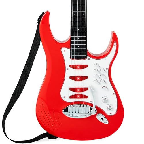 image for Best Choice Products Kids Electric Musical Guitar Play Set, Toy Guitar