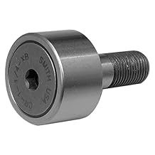 Smith Bearing CR-1 1/4-XB-SS Cam Follower Needle Roller Bearing, Stud Type with Hex-Drive Socket, Stainless Steel, Sealed, 1.250"