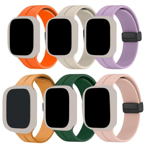 Image of MINX Soft Silicone Strap Compatible with Apple Watch 38mm /40mm /41mm /42mm /44mm /45mm /46mm /49mm Series 1-11 & Ultra | Durable, Adjustable & Comfortable | Combo Pack