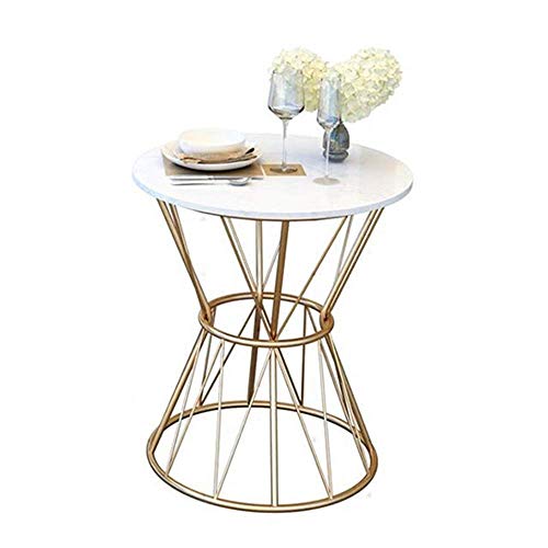 Home&Selected Furniture/Side Table Living Room Round Marble Coffee Tab