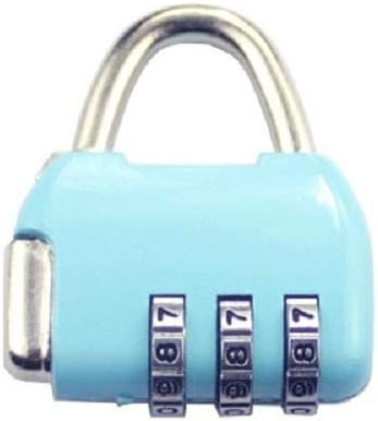 Code Padlock, Padlock, Combination Locker Padlock School Lock Pad Coded Common Password Small Pad Cabinet Backpack Zipper Gym Dormitory Mini -red Padlocks(Black)