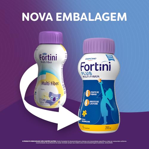 Suplemento Infantil Fortini Multi Fiber Baunilha 200ml
