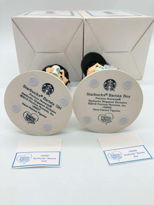 Starbucks Coffee - 激レア スターバックス フィギュア カップル Starbucks 置物 バリスタ Amazon.co.jp: スタバ スターバックス フィギュア 男女ペア 置物