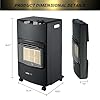 Propane Radiant heater, 18,000 BTU Warm Area up to 450 sq. ft, Suitable for 20lb 30lb Propane.Portable LP Gas Heater for Garages, Workshops and Construction Sites (Foldable)