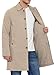 Redbridge Übergangsmantel Kurzmantel mit Knopfleiste und Kragen Eleganter Mantel für Frühjahr und Herbst für Business und Smart Casual Beige XXL