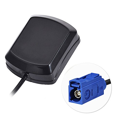 Eightwood GPS Antenne Fakra C GPS Auto Aktiv Antenne mit 3 Meter Verlängerung Kompatibel mit Auto DVR GPS Modul Tracking Antenne GPS Navigation System GPS Receivers MEHRWEG