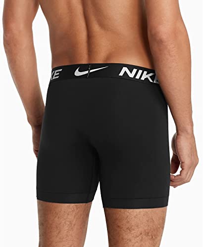 Nike Men`s Essential Micro Boxer Briefs 3 Pack (Black(Ke1015-001)/W, Medium) #TOP2