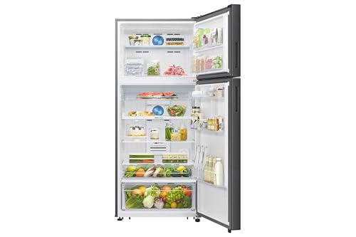 Image of Samsung 530 L, 1 Star, Convertible 5-in-1, Digital Inverter, Frost Free Double Door, Bespoke AI WiFi Refrigerator (RT56HG7A61B1TL, Black DOI, 2026 Model)