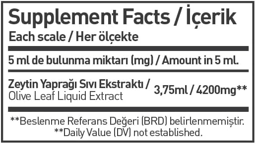 Immu-Nat Zeytin Yapraği Sıvı Ekstraktı 250 ml