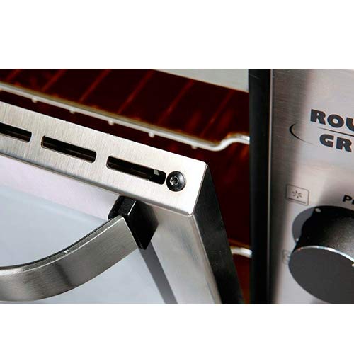 Close-up of Equipex FC-33/1 oven handle and controls