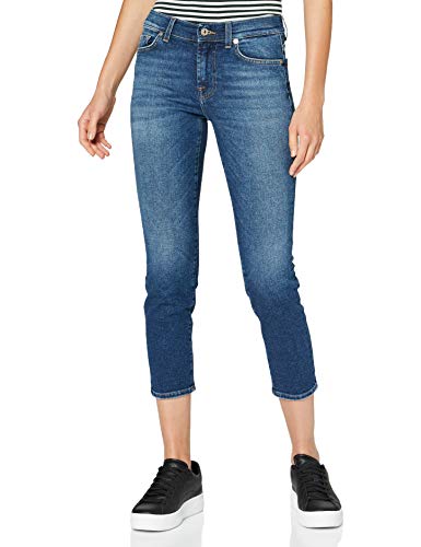 Preisvergleich Produktbild 7 For All Mankind Womens Slim Jeans, MID Blue, 32