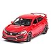 MAQINA per Honda Civic Type-R 1:32 Simulazione in Lega di Pressofusione Toy Car Model Christmas Collection Gift (Colore : Rosso)