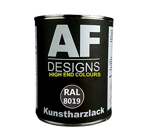 1 Liter Kunstharz Lack Buntlack Kunstharzlack RAL8017 SCHOKOLADENBRAUN seidenmatt