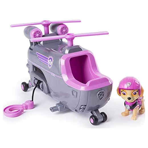 PAW Patrol Ultimate Rescue — Skye’s Ultimate Rescue Helicopter with Moving Propellers and Rescue Hook, for Ages 3 and Up