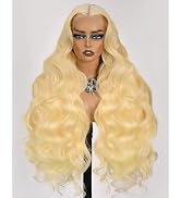 SOROPO 613 13x6 Lace Front Wig Human Hair Body Wave Blonde Wig Human Hair 613 HD Lace Frontal Wig...
