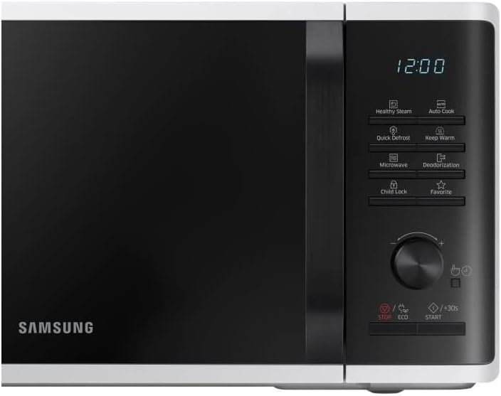 SAMSUNG - Solo microonde 23l / Comando elettronico + pulsante / Funzione Keep warm / Quick Defrost defrost / Steamer