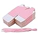 KPOSIYA 70 Pack Favor Boxes 2x2x2 inch Candy Boxes Pink Gift Boxes with Ribbons for Wedding Baby Shower Decorations Birthday Party Supplies