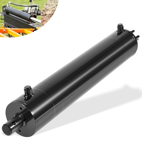 Image of Upgrade 5 inchx24 inch Heavy Duty Hydraulic Cylinders Log Splitter Hydraulic Cylinder Double Acting Universal Hydraulic Cylinder 5 inch Bore 24 inch Stroke 2 inch Rod 3500 PSI
