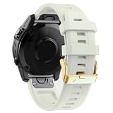 YUXUAN Cinturino per Garmin Fenix 8 (43 mm)/epix Pro (42 mm), Fenix 7S/6S/5S, cinturino sportivo in silicone (20 mm) con Easy-Fit, adatto per Fenix 5S Plus/6S Pro/7S/7S Solar/7S Sapphire Solar