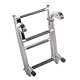 ♦ Fácil de ensamblar y usar ------ La instalación es muy fácil, solo se fija en una plataforma horizontal. Adecuado para piscinas enterradas, botes, pontones, cubiertas, plataformas, muelles, yates, barcos marinos, lagos, muelles de estanques, casa bien, bote bajo, etc.