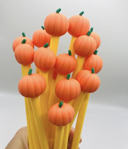 40 bolígrafos de gel negro 0.5 mm Pumpkin Halloween miniatura 4