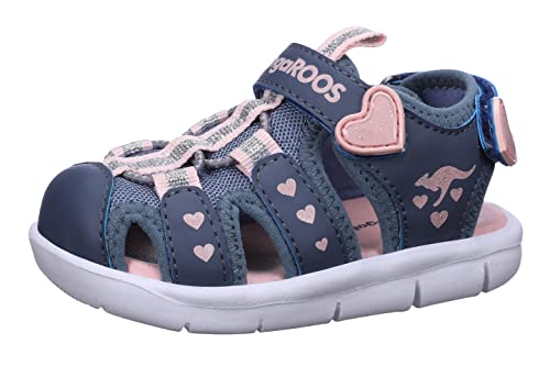 KangaROOS Unisex Kinder K-mini Sandale, Grisaille Frost Pink, 24...