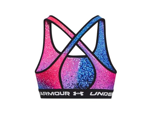 Image of Under Armour Crossback Mid Impact Heather Bra