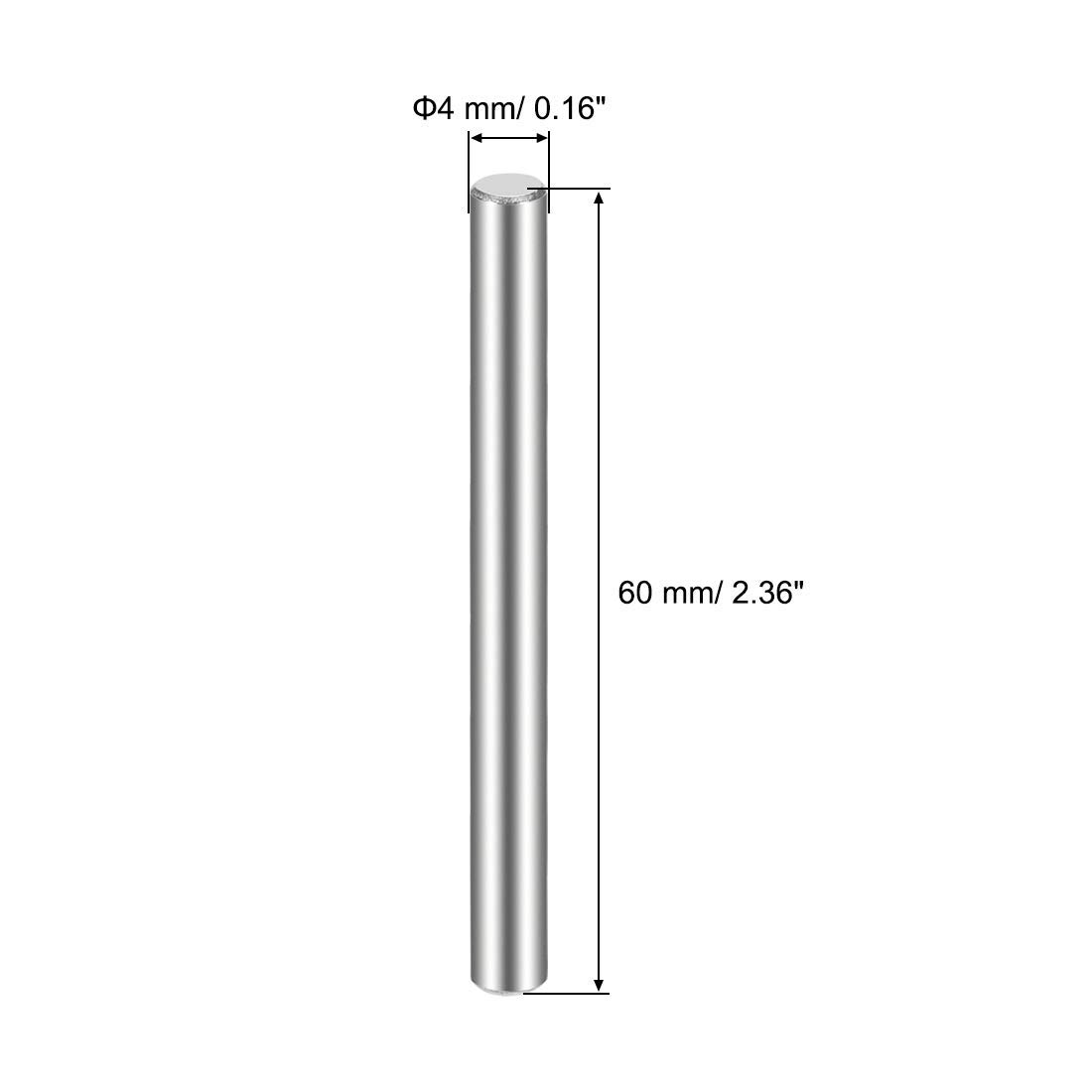 15 Perni Cilindrici M4 X 22 Mm In Acciaio Inox 304 – Per Mobili, Supporti E Fissaggi Fai-da-te, Antiruggine, Estremità Smussate