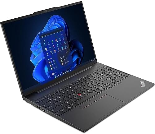 Lenovo ThinkPad E16 Laptop para el hogar y negocios (AMD Ryzen 5 7530U de 6 núcleos, 16 GB de RAM, SSD PCIe de 512 GB, AMD Radeon, 15.6 pulgadas FHD (1920 x 1080), WiFi 6, BT 5.2, retroiluminación,