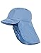 Produktbild maximo Jungen Schildmütze, Nackenschutz, Bindeband, Waschoptik Mütze, Blau (Denim Blue 40), 51
