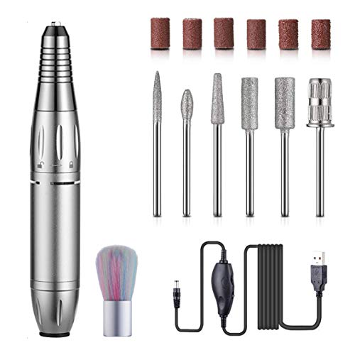 Professional Electric Nail Drill 30000RPM - Nail File for Acrylic Nail With Storage Box, Professional Manicure Pedicure Nail File Drill Kit