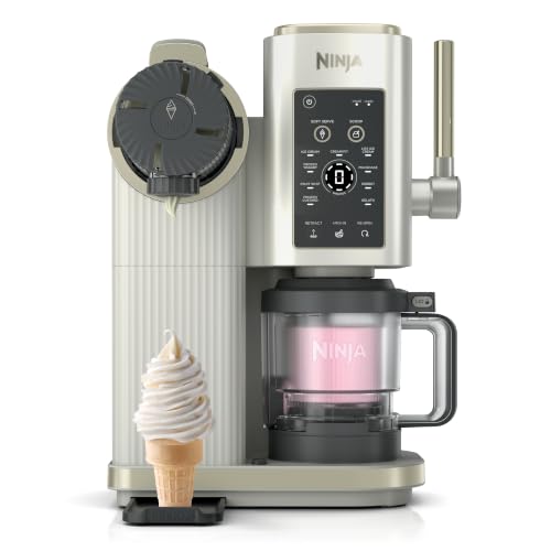 Ninja Creami Scoop&Swirl Ice Cream Maker Amazon Exclusive Bone & Champagne - image 1