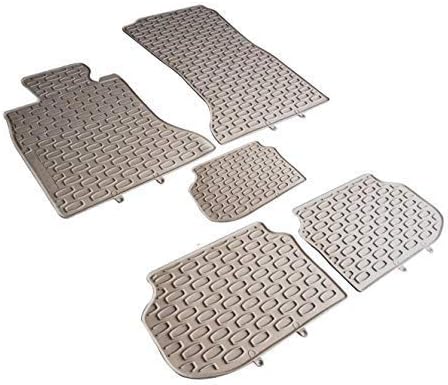 OTOLIMAN Volkswagen Golf7 MK7 Beige 2013-2018 Monster Car%100 Rubber Front Rear Floor Mats All Weather Heavy Duty Tall Channel-Custom Fit for Golf 7