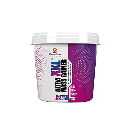 Muscle Gears Ultra XXL (Weight/Mass Gain Protein Powder For Men & Women) 10LBS, coffee-picture-52