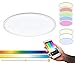 Produktbild EGLO connect LED Deckenleuchte SARSINA-C Panel, Smart Home Deckenlampe, Material: Aluminium, Kunststoff, Farbe: Weiß, Ø 80 cm, inkl. Fernbedienung, dimmbar, Weißtöne und Farben einstellbar