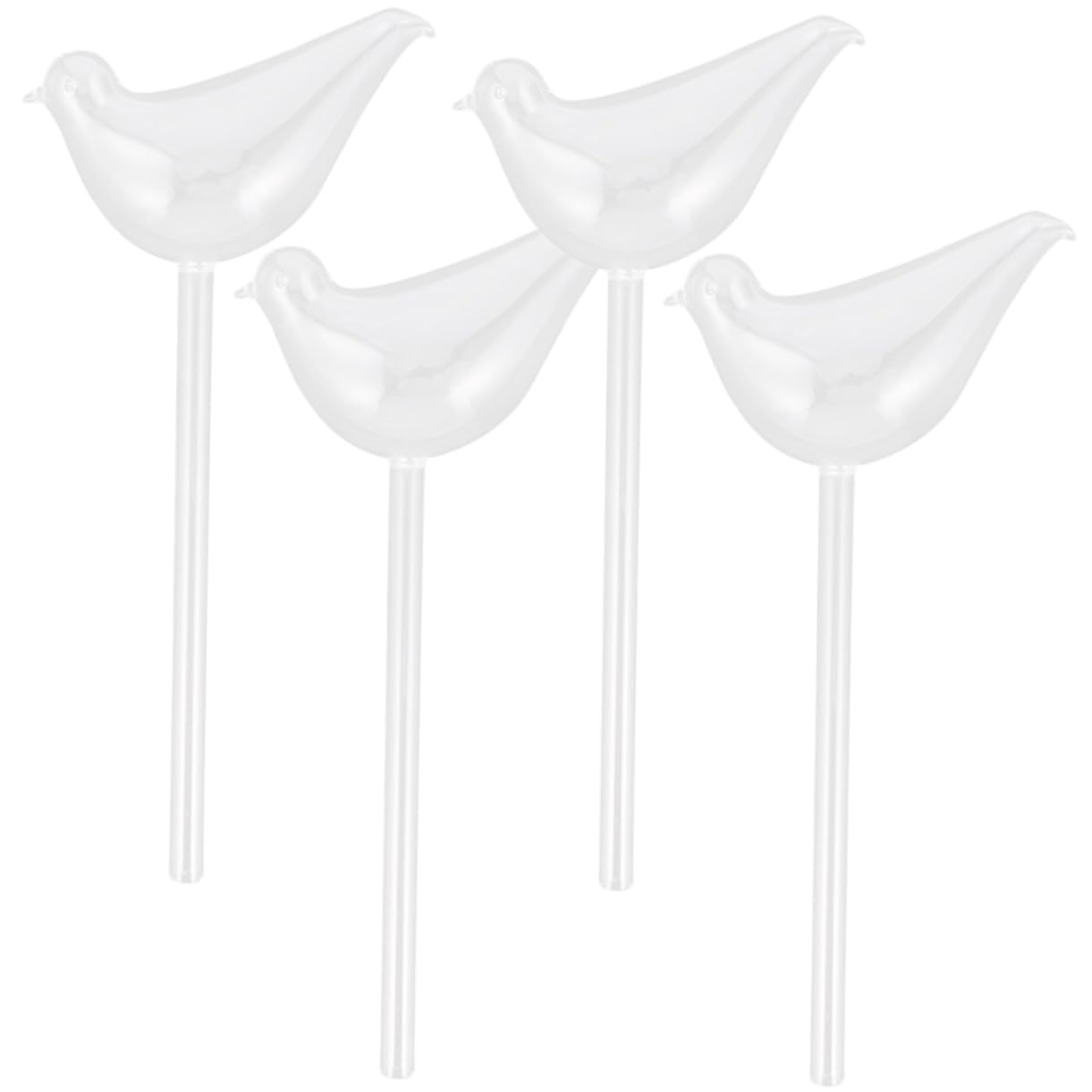 TOYANDONA Lazÿer 4 Pièces Globes à Arrosage Automatique en Verre Borosilicaté pour Plantes d'Extérieur, Arrosage des Bulbes, Usage Facile