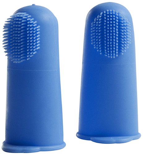 NUK Infant Finger Toothbrush & Massager - Blue - 2 pk