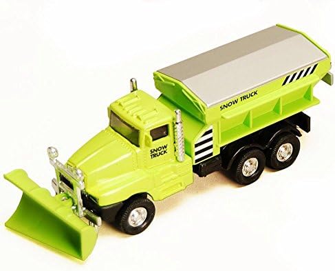 Show Plow Truck 6" Die Cast Metal Model Toy Truck w/Pullback Action (Blue) image 5