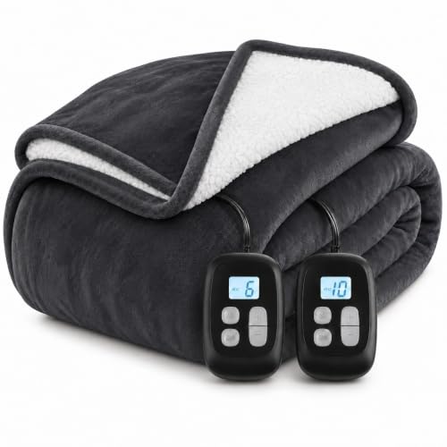 YUSTAL Queen Dual-Control Heated Blanket